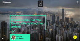 It took a while, but ‘The Death of Hong Kong’ has arrived